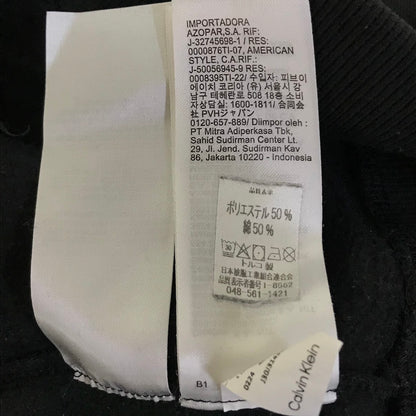 Calvin Klein | カルバンクライン スウェット J30J314536 ブラック サイズ：L【倉吉店】