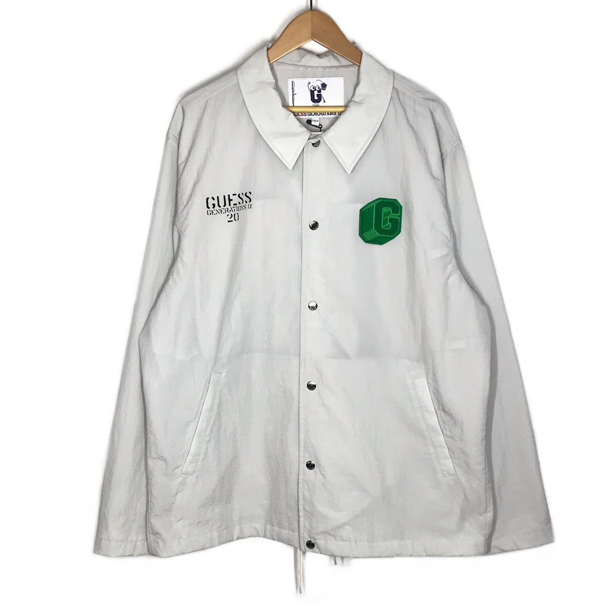 Guess | ゲス GENERATIONS COACH JACKET コーチジャケット ナイロンジャケット M0GMK1W7706 グレー サイズ：L【倉吉店】