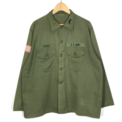 MILITARY衣料 | ミリタリーイリョウ US ARMY 0G-107 ユーティリティシャツ 長袖シャツ カーキ【倉吉店】