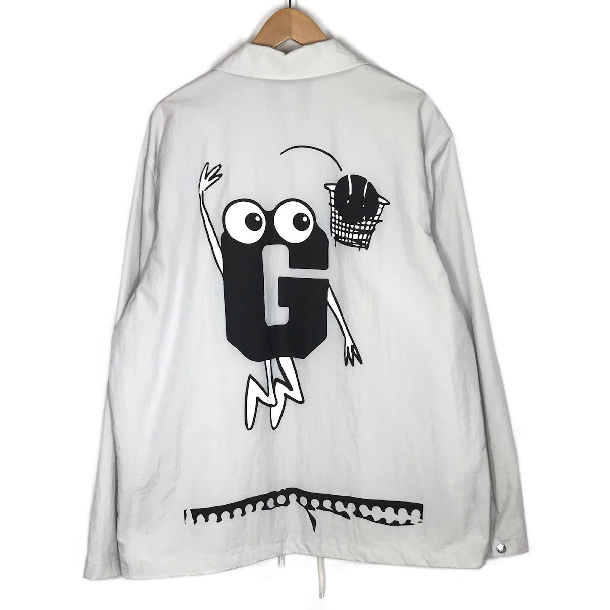 Guess | ゲス GENERATIONS COACH JACKET コーチジャケット ナイロンジャケット M0GMK1W7706 グレー サイズ：L【倉吉店】