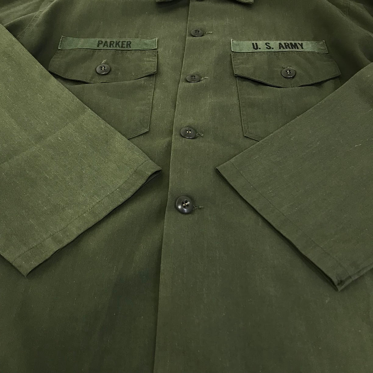 MILITARY衣料 | ミリタリーイリョウ US ARMY 0G-107 ユーティリティシャツ 長袖シャツ カーキ【倉吉店】