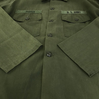 MILITARY衣料 | ミリタリーイリョウ US ARMY 0G-107 ユーティリティシャツ 長袖シャツ カーキ【倉吉店】