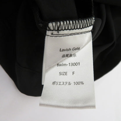 LavishGate オールインワン ラッシュガード その他トップス swim-13001 ブラック サイズ：FreeSize【瀬戸大橋店】