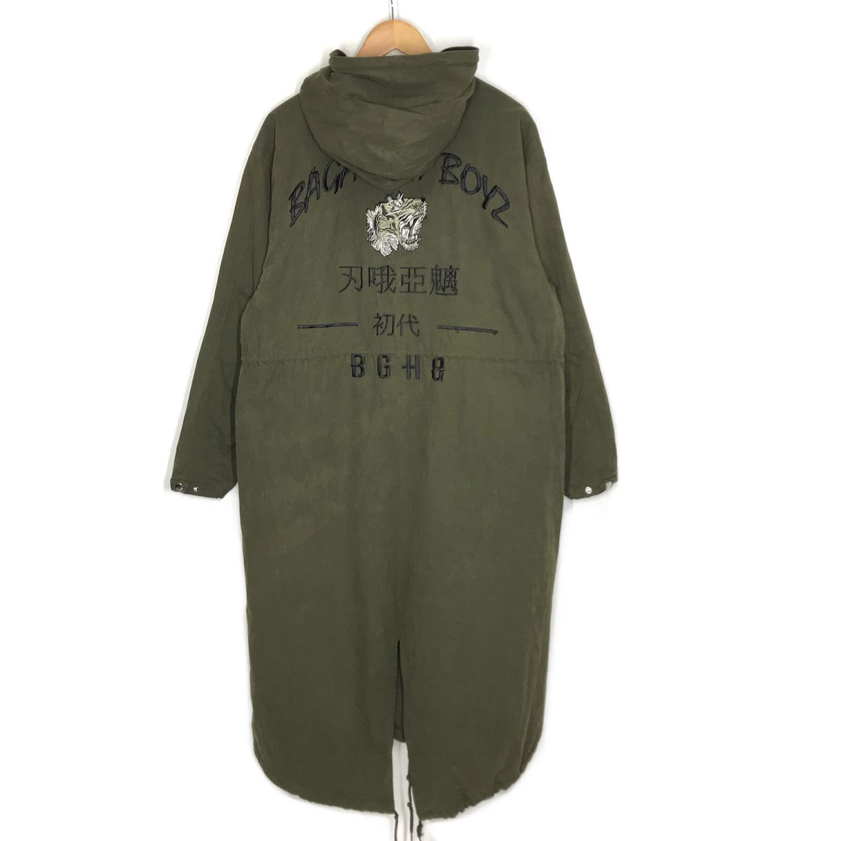 BAGARCH | バガーチ LONG MODS COAT ロングモッズコート モッズコート BH-1049 カーキ サイズ：L【倉吉店】