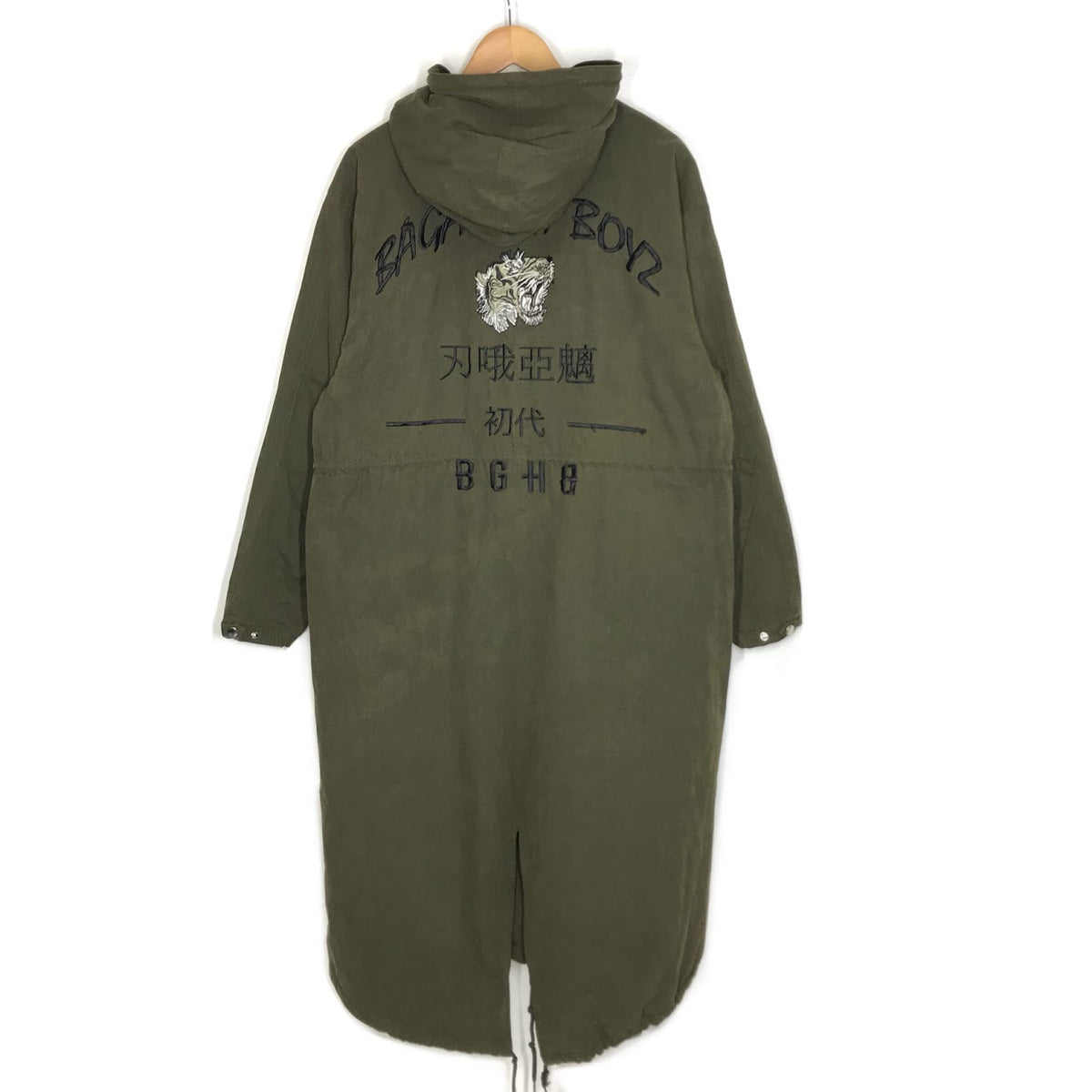 BAGARCH | バガーチ LONG MODS COAT ロングモッズコート モッズコート BH-1049 カーキ サイズ：L【倉吉店】