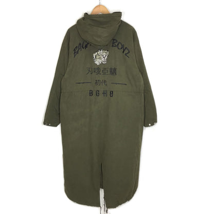 BAGARCH | バガーチ LONG MODS COAT ロングモッズコート モッズコート BH-1049 カーキ サイズ：L【倉吉店】