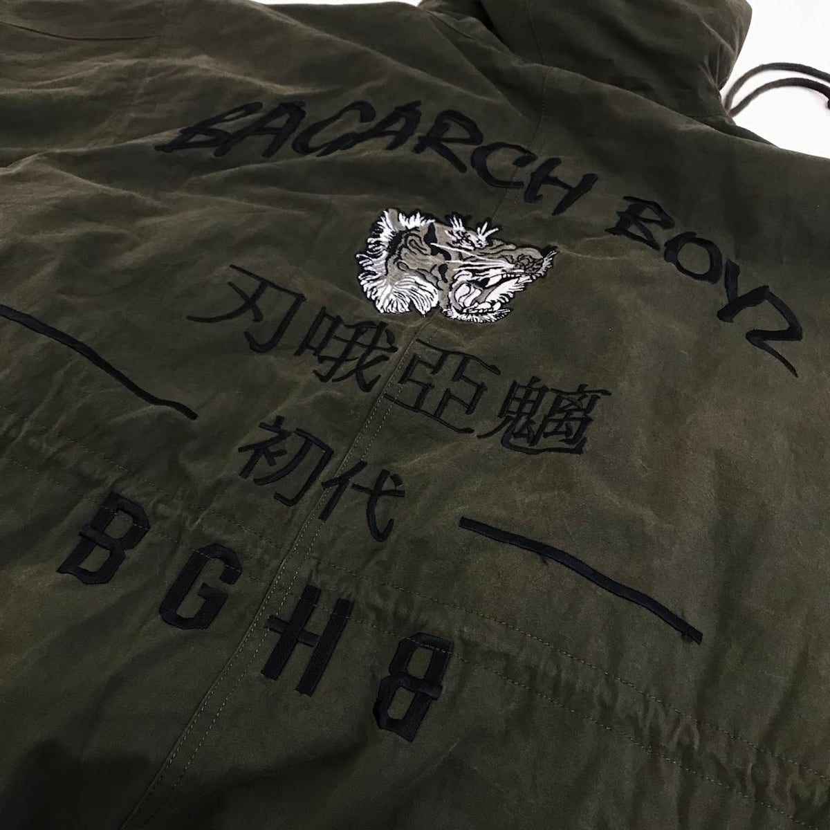 BAGARCH | バガーチ LONG MODS COAT ロングモッズコート モッズコート BH-1049 カーキ サイズ：L【倉吉店】