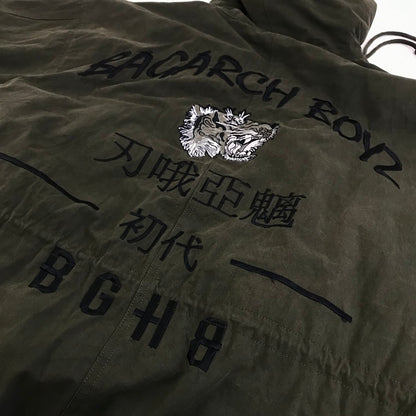 BAGARCH | バガーチ LONG MODS COAT ロングモッズコート モッズコート BH-1049 カーキ サイズ：L【倉吉店】