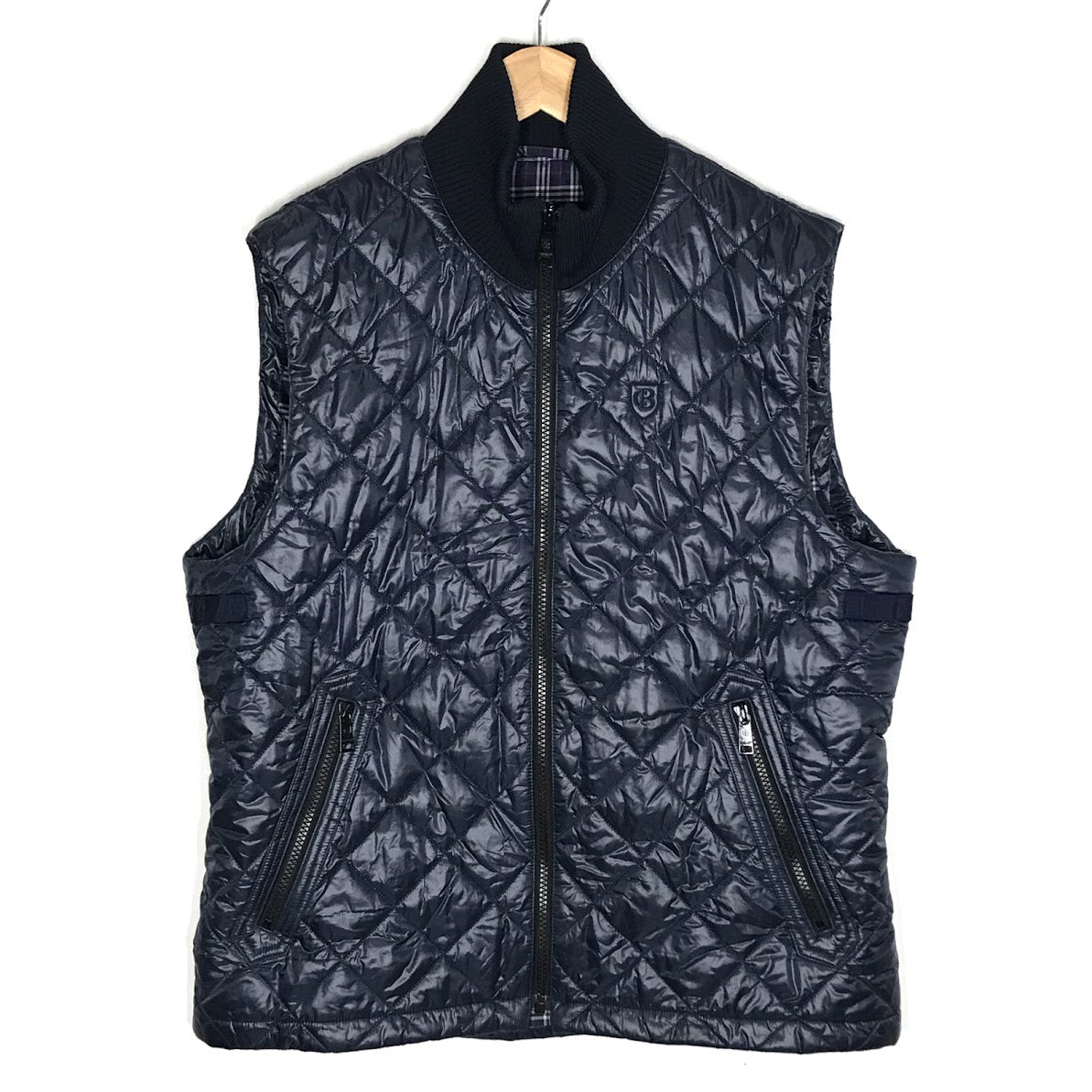 BLACK LABEL CRESTBRIDGE | ブラックレーベルクレストブリッジ キルティング 中綿ベスト ネイビー サイズ：XL【倉吉店】