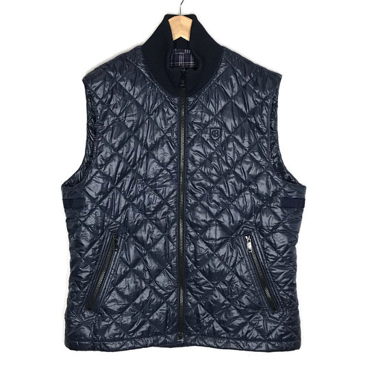 BLACK LABEL CRESTBRIDGE | ブラックレーベルクレストブリッジ キルティング 中綿ベスト ネイビー サイズ：XL【倉吉店】