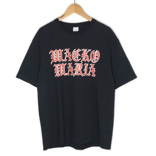 WACKOMARIA | ワコマリア WASHED HEAVY WEIGHT CREW NECK 半袖Ｔシャツ 26SS-WMT-WT13 ブラック サイズ：M【倉吉店】【代金引換不可・日時指定不可】【ポスト投函】