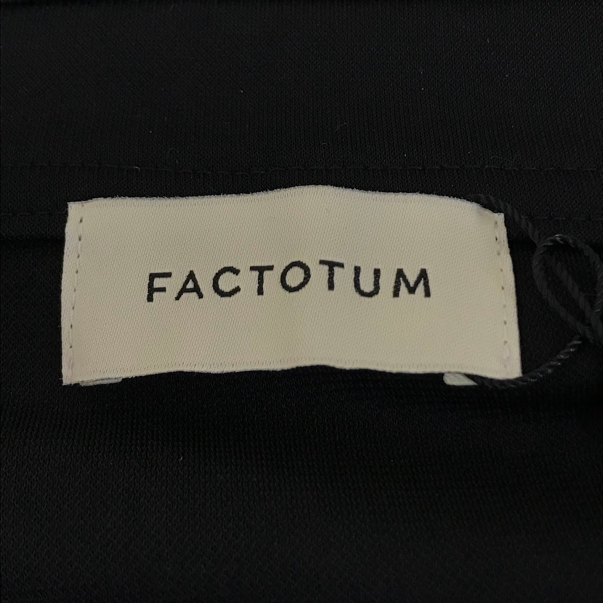 FACTOTUM | ファクトタム トラックジャケット ジャージ 01021337 ブラック サイズ：46【倉吉店】