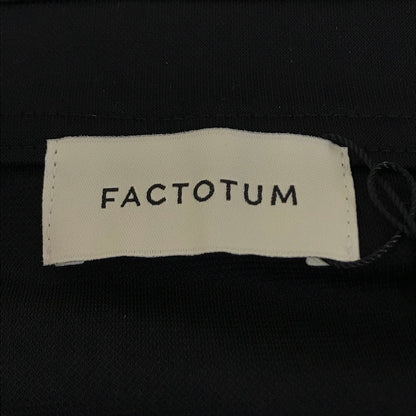 FACTOTUM | ファクトタム トラックジャケット ジャージ 01021337 ブラック サイズ：46【倉吉店】
