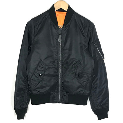 ALPHA | アルファ JACKET,FLYER'S WOMAN INTERMEDIATE,MA-1 ブルゾン 0615-00-573-8335 ブラック サイズ：S【倉吉店】