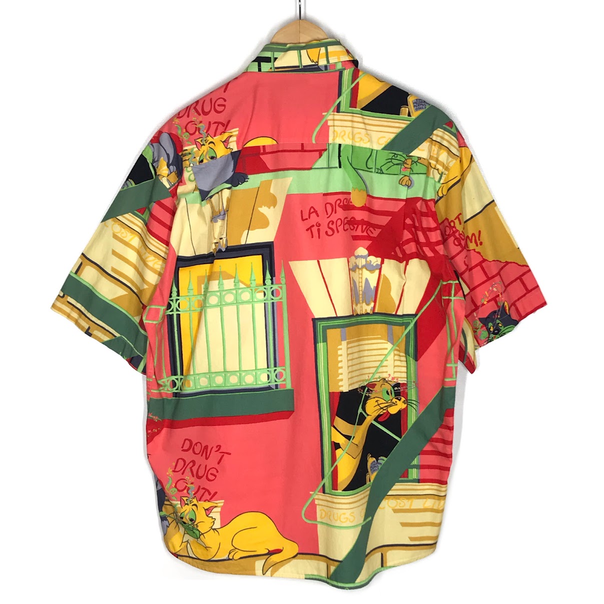 ICEBERG｜アイスバーグ 総柄シャツ 半袖シャツ サイズ：M【倉吉店】【代金引換不可・日時指定不可】【ポスト投函】