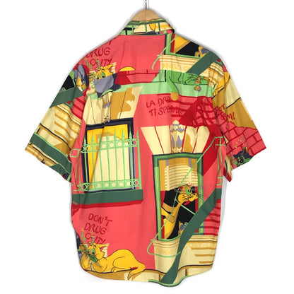 ICEBERG｜アイスバーグ 総柄シャツ 半袖シャツ サイズ：M【倉吉店】【代金引換不可・日時指定不可】【ポスト投函】