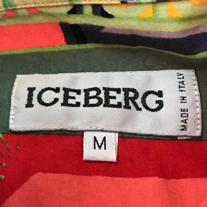ICEBERG｜アイスバーグ 総柄シャツ 半袖シャツ サイズ：M【倉吉店】【代金引換不可・日時指定不可】【ポスト投函】