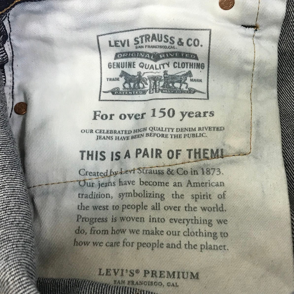Levi's | リーバイス PREMIUM 555? リラックスストレート デニムパンツ 000LO-0000 インディゴ サイズ：32【倉吉店】
