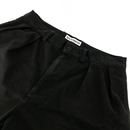 WACKOMARIA | ワコマリア DOUBLE PLEATED CHINO SHORT TROUSERS ハーフパンツ ショートパンツ 25SS-WMP-PT14 ブラック サイズ：M【倉吉店】