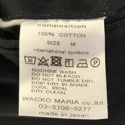 WACKOMARIA | ワコマリア DOUBLE PLEATED CHINO SHORT TROUSERS ハーフパンツ ショートパンツ 25SS-WMP-PT14 ブラック サイズ：M【倉吉店】