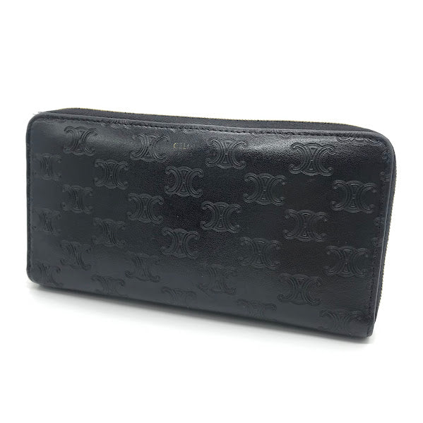 CELINE | セリーヌ LARGE ZIPPED WALLET トリオンフ ラウンドファスナー財布 長財布 10B553BFU【倉吉店】