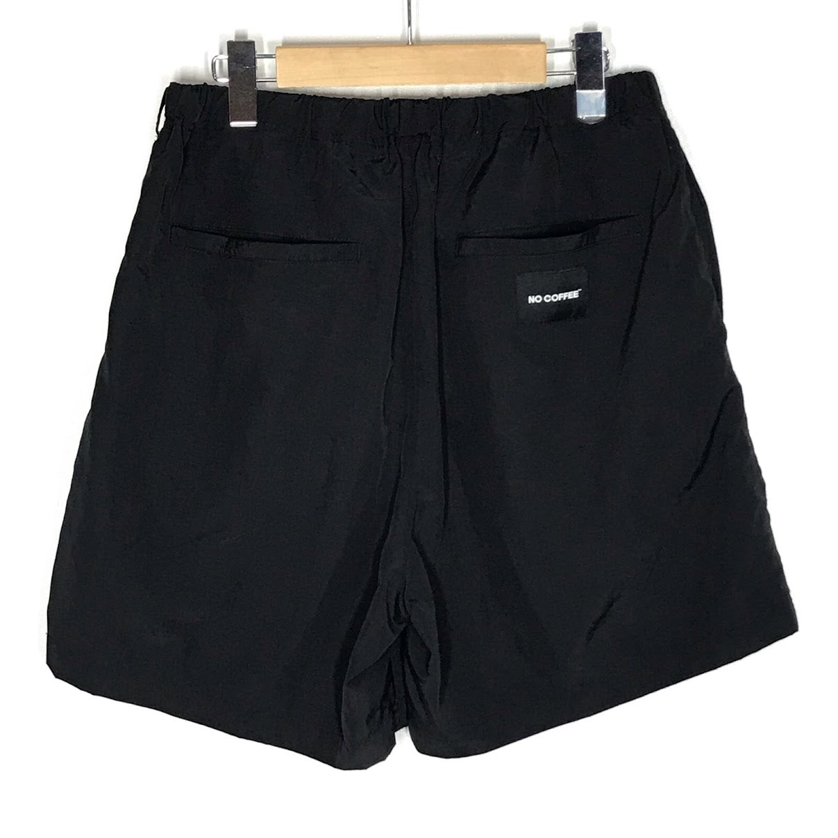 NO COFFEE | ノーコーヒー N LOGO NYLON SHORT PANT ハーフパンツ ショートパンツ ブラック サイズ：M【倉吉店】【代金引換不可・日時指定不可】【ポスト投函】