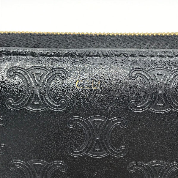 CELINE | セリーヌ LARGE ZIPPED WALLET トリオンフ ラウンドファスナー財布 長財布 10B553BFU【倉吉店】
