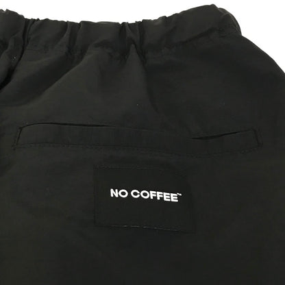 NO COFFEE | ノーコーヒー N LOGO NYLON SHORT PANT ハーフパンツ ショートパンツ ブラック サイズ：M【倉吉店】【代金引換不可・日時指定不可】【ポスト投函】