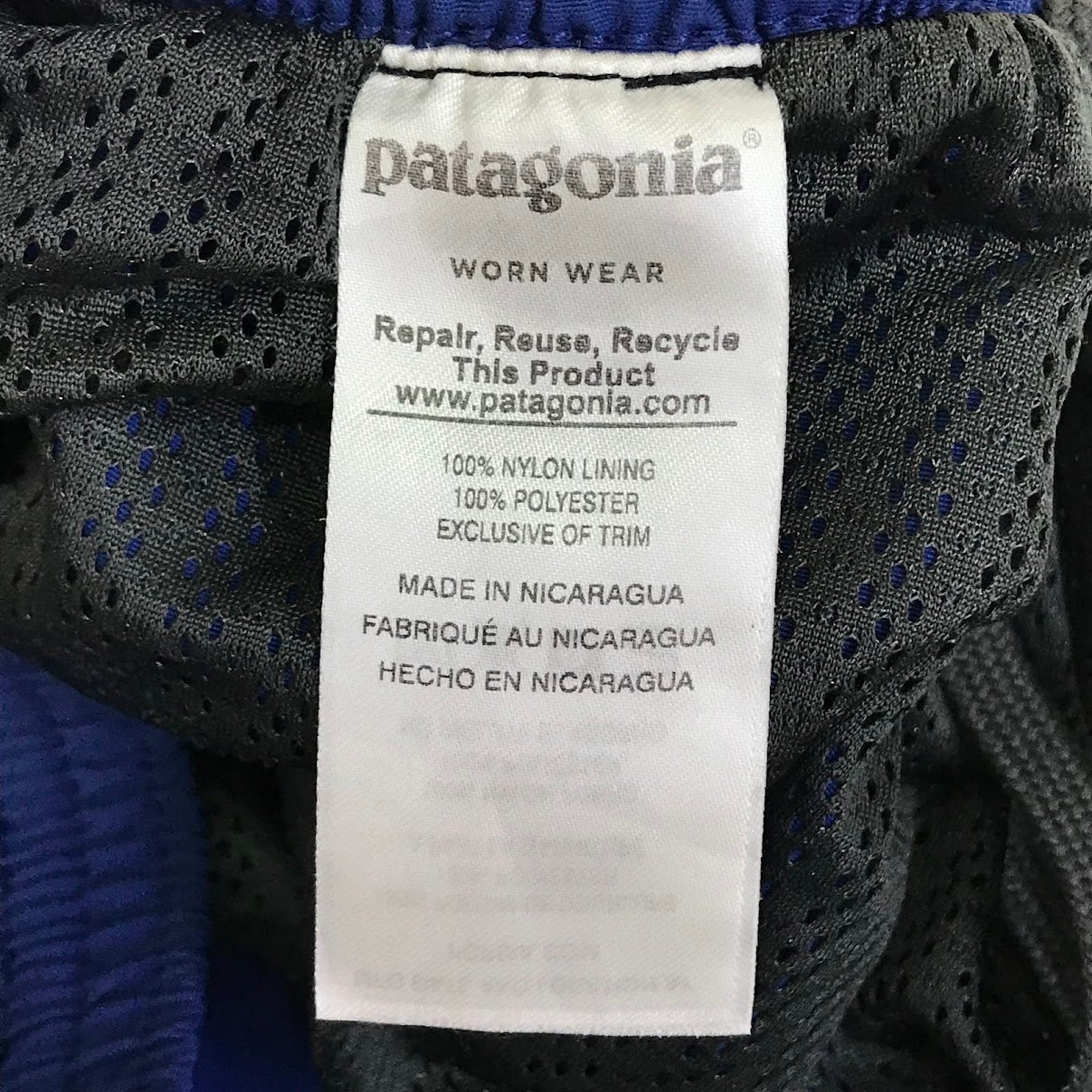 patagonia | パタゴニア Men's Baggies Short-5inch ショートパンツ 57021 ブルー サイズ：S【倉吉店】【代金引換不可・日時指定不可】【ポスト投函】