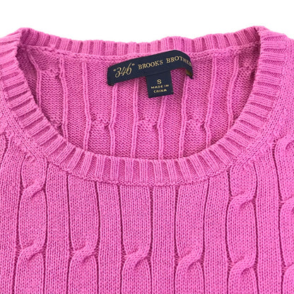 Brooks Brothers | ブルックスブラザーズ ケーブル編みニット セーター 4139-105S1 ピンク サイズ：S【倉吉店】