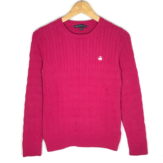 Brooks Brothers | ブルックスブラザーズ ケーブル編みニット セーター 3731-035SW1 ピンク サイズ：S【倉吉店】