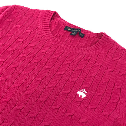Brooks Brothers | ブルックスブラザーズ ケーブル編みニット セーター 3731-035SW1 ピンク サイズ：S【倉吉店】
