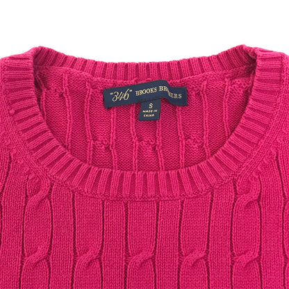 Brooks Brothers | ブルックスブラザーズ ケーブル編みニット セーター 3731-035SW1 ピンク サイズ：S【倉吉店】