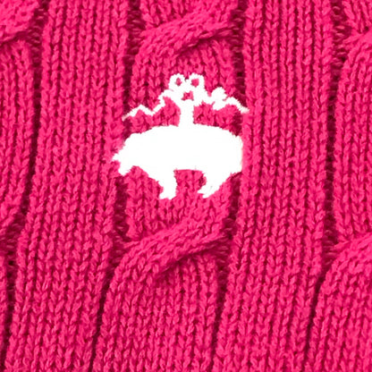 Brooks Brothers | ブルックスブラザーズ ケーブル編みニット セーター 3731-035SW1 ピンク サイズ：S【倉吉店】