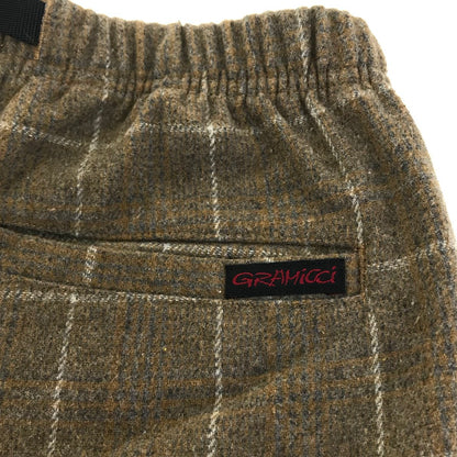 Gramicci | グラミチ WOOL BLEND TUCK TAPERED PANTS ウールパンツ チェック柄 パンツ GMP-19F010 ブラウン系 サイズ：S【倉吉店】