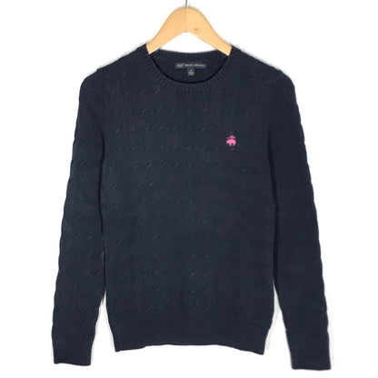 Brooks Brothers | ブルックスブラザーズ ケーブル編みニット セーター 3731-035SW1 ネイビー サイズ：S【倉吉店】