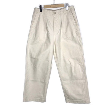 D.C.WHITE｜ディーシーホワイト Fatigue Wide Pants ファティーグ ワイドパンツ ベイカーパンツ パンツ D233858 ホワイト サイズ：M【倉吉店】
