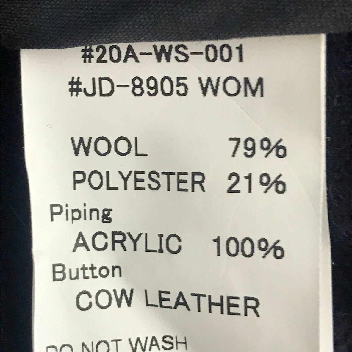 Danton | ダントン ウールモッサフードコート その他アウター JD-8905 ネイビー サイズ：36【倉吉店】