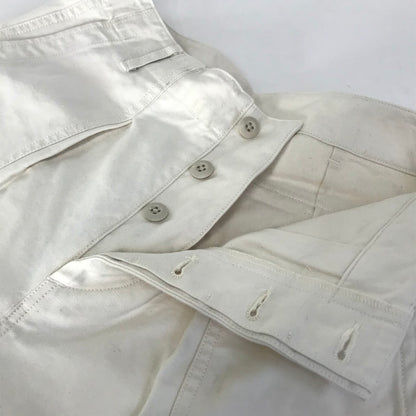D.C.WHITE｜ディーシーホワイト Fatigue Wide Pants ファティーグ ワイドパンツ ベイカーパンツ パンツ D233858 ホワイト サイズ：M【倉吉店】