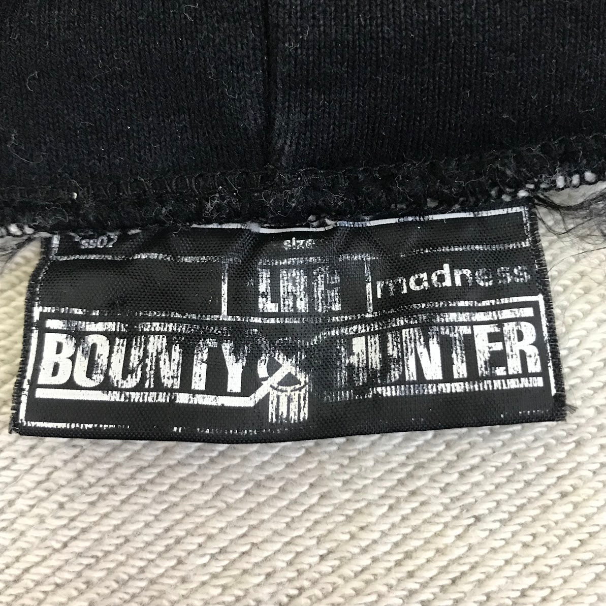BOUNTY HUNTER | バウンティーハンター ロゴプリント ジップパーカー パーカー グレー サイズ：L【倉吉店】