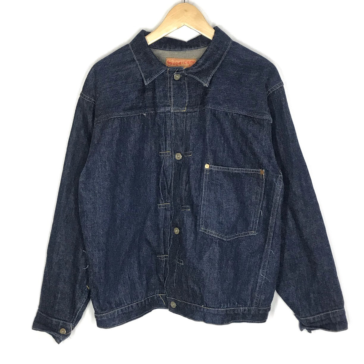 SUGAR CANE | シュガーケーン 14oz. BLUE DENIM BLOUSE ’S1945’ デニム SC19010 インディゴ サイズ：42【倉吉店】