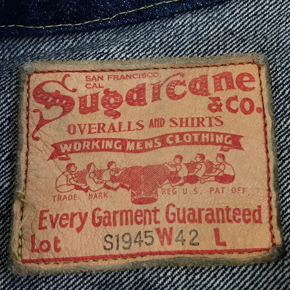 SUGAR CANE | シュガーケーン 14oz. BLUE DENIM BLOUSE ’S1945’ デニム SC19010 インディゴ サイズ：42【倉吉店】