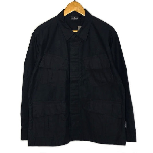 WILD THINGS | ワイルドシングス BACK SATIN FIELD JACKET ミリタリージャケット WT21005AD ブラック サイズ：M【倉吉店】