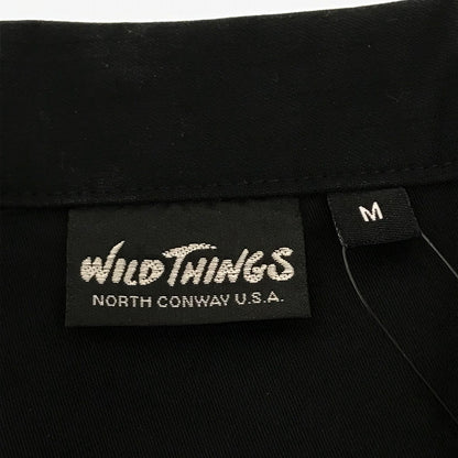 WILD THINGS | ワイルドシングス BACK SATIN FIELD JACKET ミリタリージャケット WT21005AD ブラック サイズ：M【倉吉店】