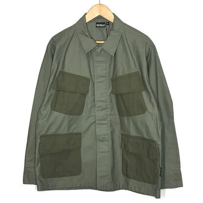 WILD THINGS | ワイルドシングス BACK SATIN FIELD JACKET ミリタリージャケット WT21005AD カーキグリーン サイズ：M【倉吉店】