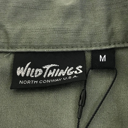 WILD THINGS | ワイルドシングス BACK SATIN FIELD JACKET ミリタリージャケット WT21005AD カーキグリーン サイズ：M【倉吉店】