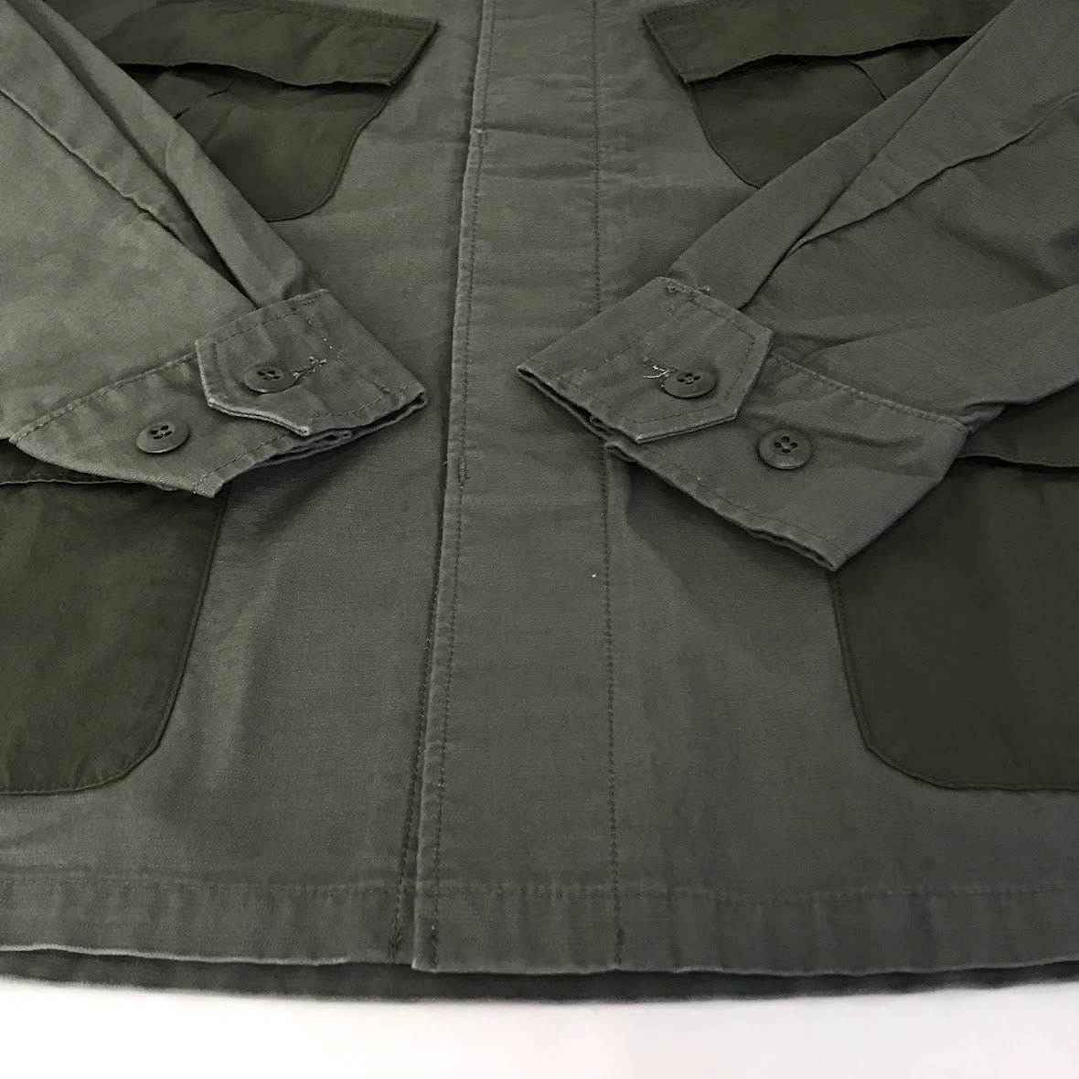WILD THINGS | ワイルドシングス BACK SATIN FIELD JACKET ミリタリージャケット WT21005AD カーキグリーン サイズ：M【倉吉店】