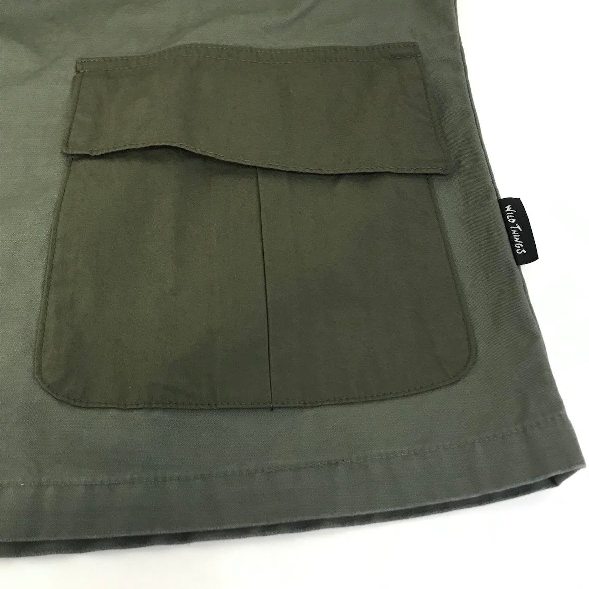 WILD THINGS | ワイルドシングス BACK SATIN FIELD JACKET ミリタリージャケット WT21005AD カーキグリーン サイズ：M【倉吉店】