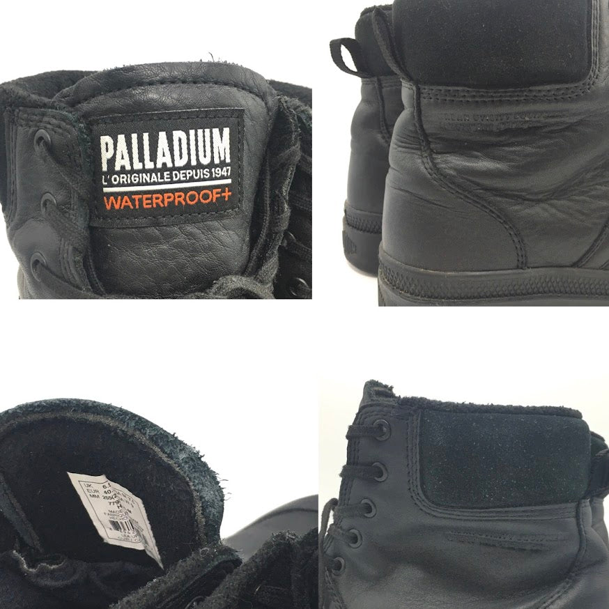 PARABELLUM | パラベラム PALLABROUSSE CUFF WP+ ブーツ ブラック 25.5cm【倉吉店】