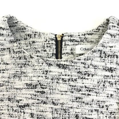 Calvin Klein | カルバンクライン ツイードワンピース サイズ:6 ワンピース ホワイト【倉吉店】